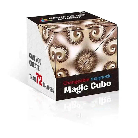 candytoys.ch Magnetischer 3D-Zauberwürfel Shashibo - Geometrische Formen Vertikal