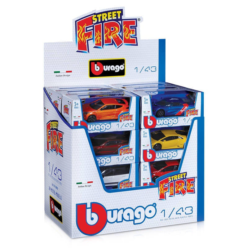 candytoys.ch Maisto 15630010B - Burago - Fahrzeug, Die Cast 1:43 Street Fire, mehrf. sortiert, Europäische Modelle candytoys.ch Switzerland