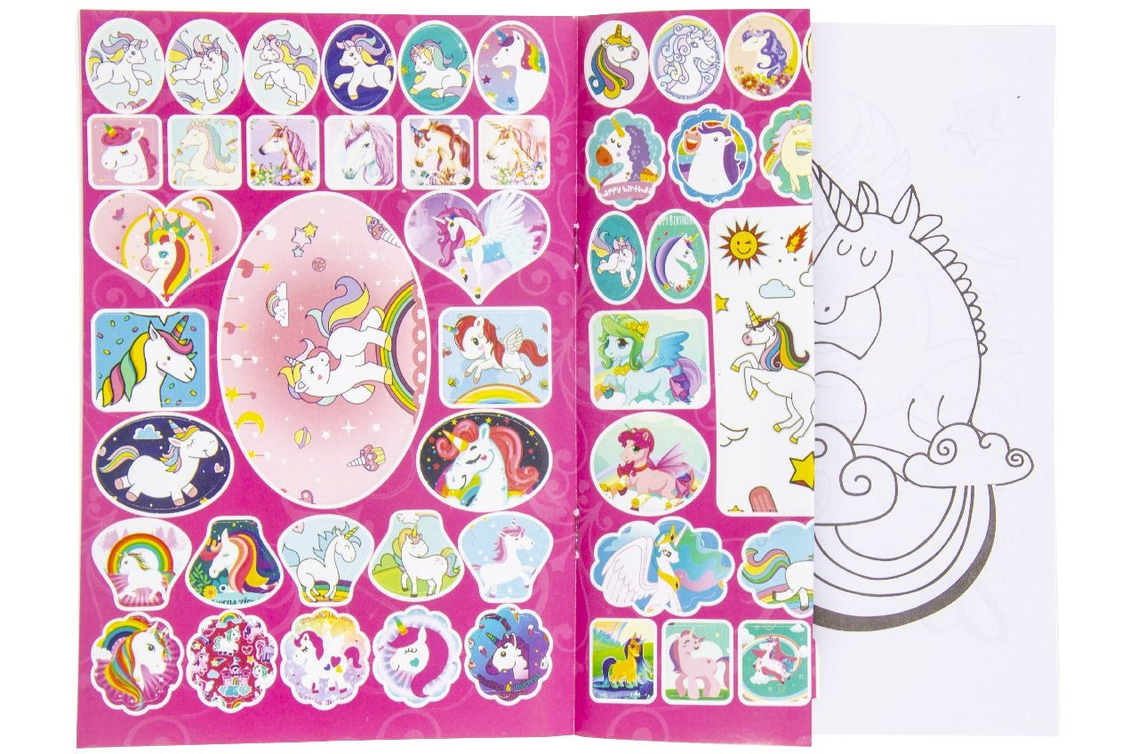 candytoys.ch Malbuch Einhorn mit Stickern candytoys.ch Switzerland