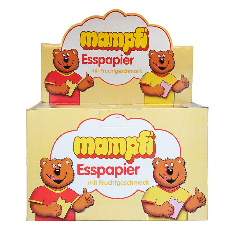 candytoys.ch Mampfi  Esspapier bunt  200 Stück im Karton candytoys.ch Switzerland