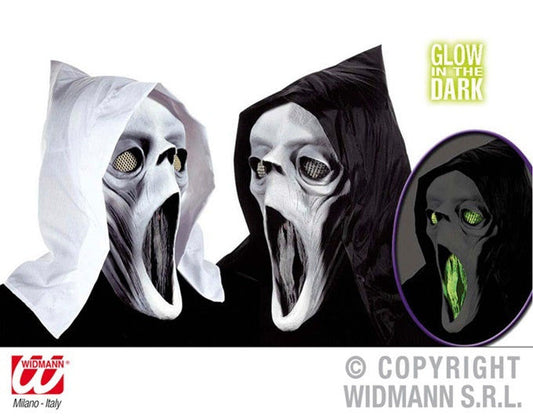 candytoys.ch Maske - Geist mit Kapuze- glow in the Dark candytoys.ch Switzerland