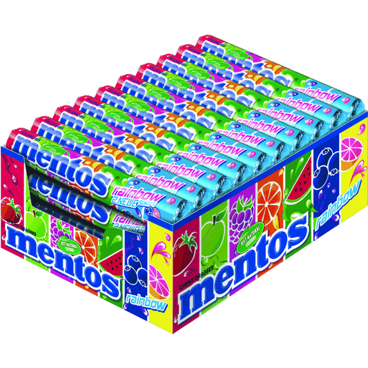 candytoys.ch Mentos  Rainbow  40 Stück im Karton candytoys.ch Switzerland