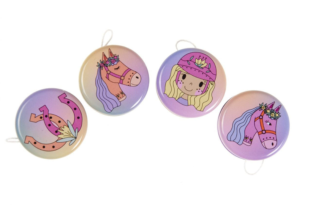 candytoys.ch Metall Jojo Pferdedesign Ø ca 5 cm candytoys.ch Switzerland