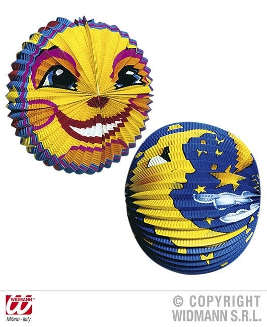 candytoys.ch Mond Laterne 2er Set - sort. in 2 Modellen rund Ø 25 cm - oval Ø 30 cm candytoys.ch Switzerland