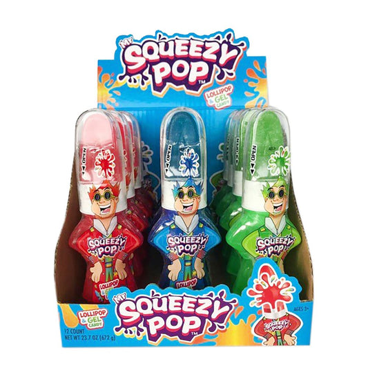 candytoys.ch Mr.Squeezy PopLollipop & Gel 12 Stück im Karton candytoys.ch Switzerland