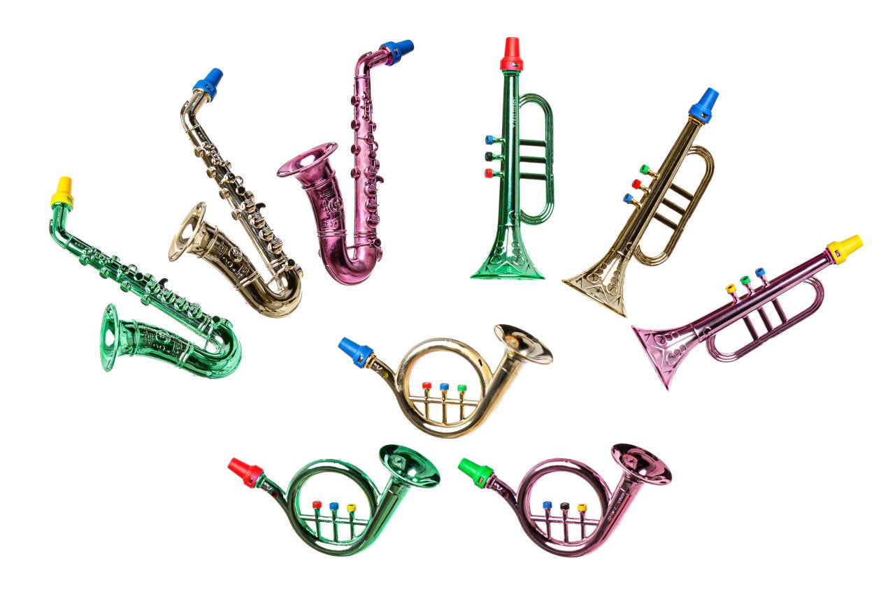 candytoys.ch Musikinstrumente 3 fach sortiert metallisiert deutsche Herstellung candytoys.ch Switzerland