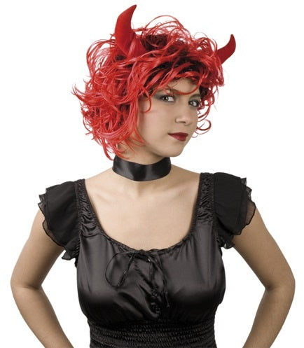 candytoys.ch Perücke - 'Curly devil' Teufelsperücke mit Hörnern candytoys.ch Switzerland