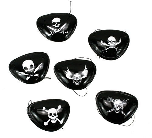 candytoys.ch Piraten Augenklappe 6-fach sortiert ca 8,5cm candytoys.ch Switzerland