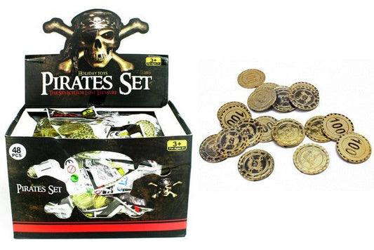 candytoys.ch Piratenmünzen gold 20 Stück - ca 30 mm candytoys.ch Switzerland