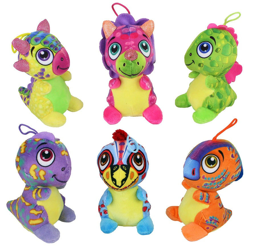 candytoys.ch Plüsch Dinosaurier 6 fach sortiert- ca 14cm candytoys.ch Switzerland