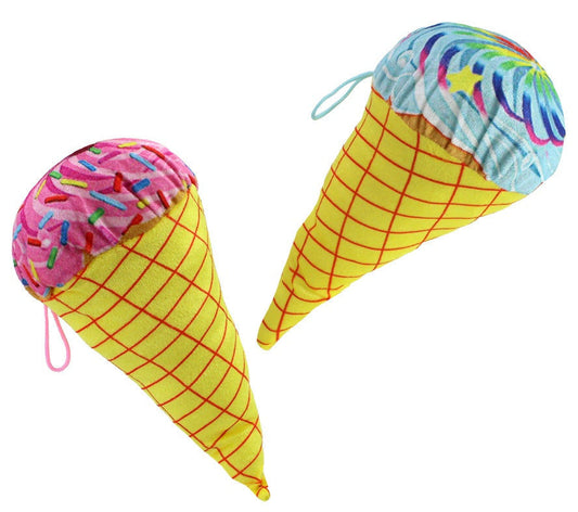 candytoys.ch Plüsch Eiswaffel mit Streusel 2-farbig sortiert ca 23 cm candytoys.ch Switzerland