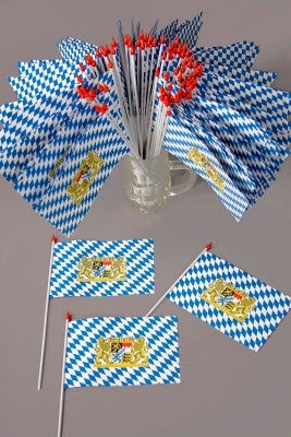 candytoys.ch Plastikfähnchen, ca. 10x15 cm, Bayern candytoys.ch Switzerland
