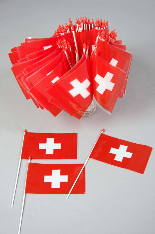 candytoys.ch Plastikfähnchen, ca. 10x15 cm, Schweiz candytoys.ch Switzerland