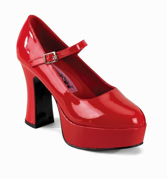 candytoys.ch Plateau-Pumps, rot, Gr. 40 Obermaterial: 100% Polyurethan - Absatzhöhe ca 10,2 cm candytoys.ch Switzerland