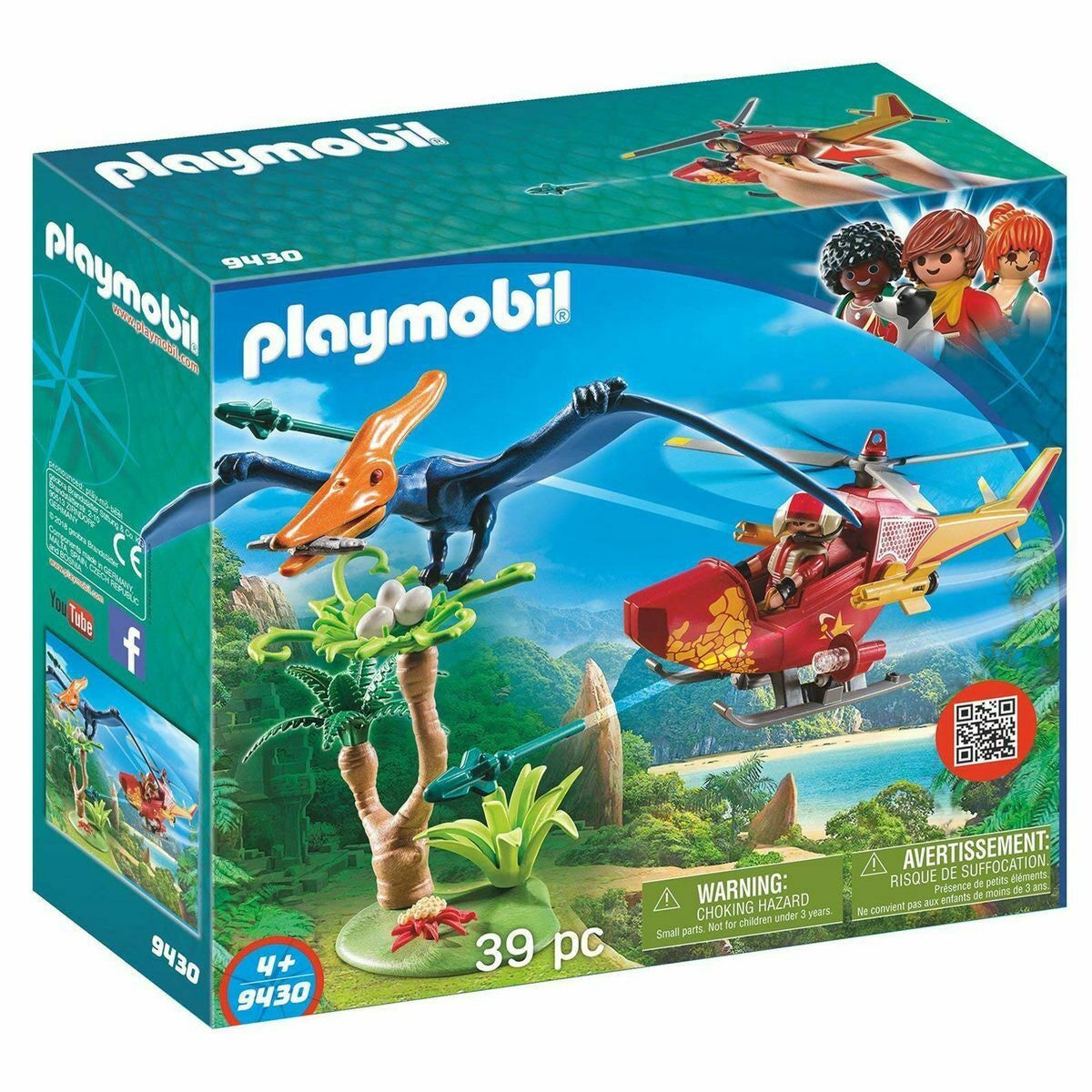 candytoys.ch PLAYMOBIL® 9430 - Dinos - Helikopter mit Flugsaurier(9430) candytoys.ch Switzerland
