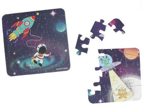 candytoys.ch Puzzle Weltraum Space 2 fach sortiert ca 13,5x13cm candytoys.ch Switzerland