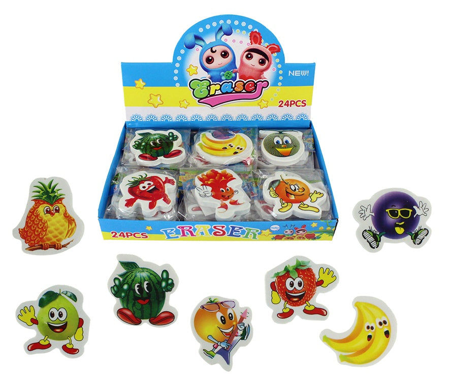 candytoys.ch Radiergummi Früchte mehrfach sortiert ca 5x4,5 cm candytoys.ch Switzerland