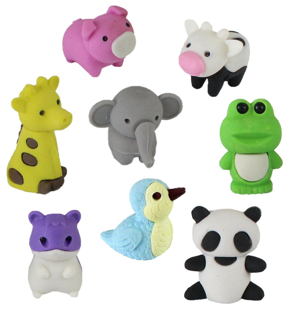 candytoys.ch Radiergummi Radierer Tiere mehrfach sortiert - ca 2,5-4,5cm candytoys.ch Switzerland