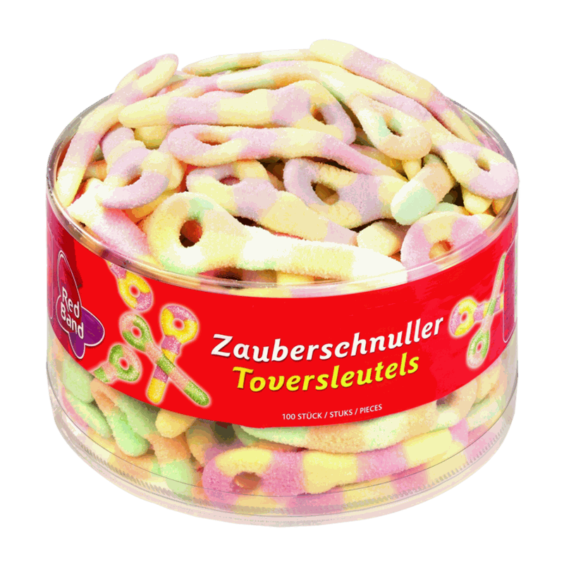 candytoys.ch Red Band  Zauberschnuller  100 Stück in der Dose candytoys.ch Switzerland