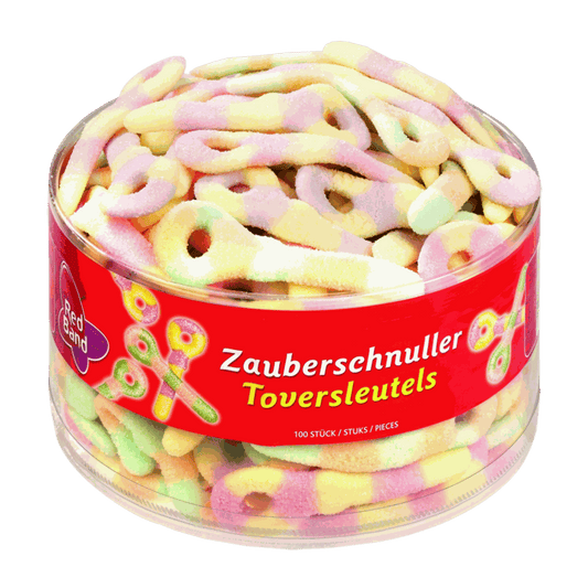 candytoys.ch Red Band  Zauberschnuller  100 Stück in der Dose candytoys.ch Switzerland