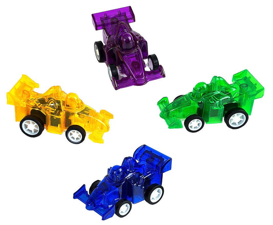 candytoys.ch Rennwagen 4-farbig sortiert mit Rückzug ca 60 x 30 mm candytoys.ch Switzerland