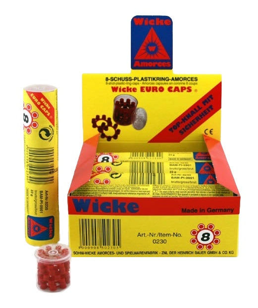 candytoys.ch Ringamorces - 8-Schuss - 1 Rolle mit 5 Dosen = 240 Schuss candytoys.ch Switzerland