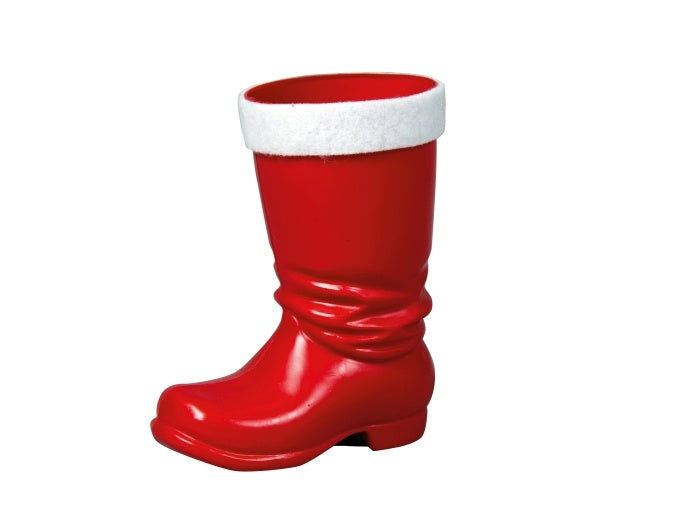 candytoys.ch roter Plastikstiefel mit weißem Rand, ca. 16 cm candytoys.ch Switzerland