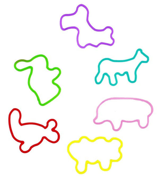 candytoys.ch Rubber Bands - Fun Bands 12 Sück - Tiere 100% Silikon - ultramodern- der ! Trendartikel candytoys.ch Switzerland