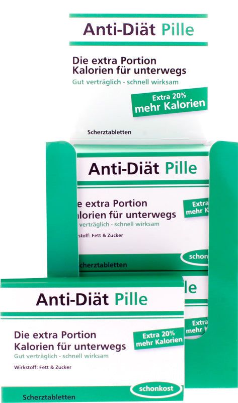 candytoys.ch Scherztabletten Anti-Diät Pille