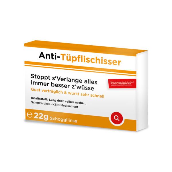 candytoys.ch Scherztabletten Anti Tüpflischisser-Pille