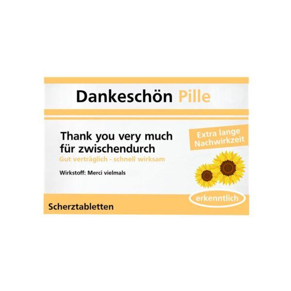 candytoys.ch Scherztabletten Dankeschön-Pille
