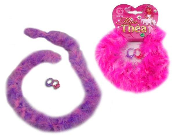 candytoys.ch Schmuckgarnitur 2-fach sortiert mit Boa ca 78cm candytoys.ch Switzerland