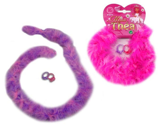 candytoys.ch Schmuckgarnitur 2-fach sortiert mit Boa ca 78cm candytoys.ch Switzerland