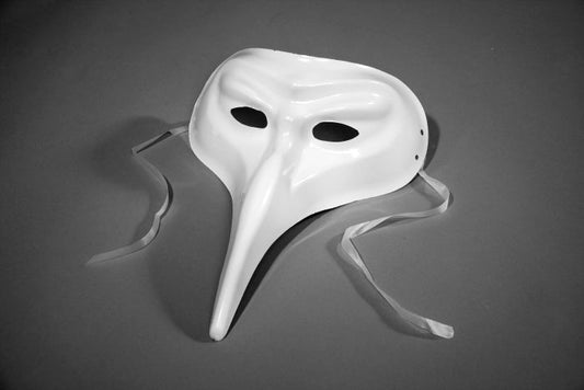candytoys.ch "Schnabelmaske ""Pantalone"", weiß " candytoys.ch Switzerland