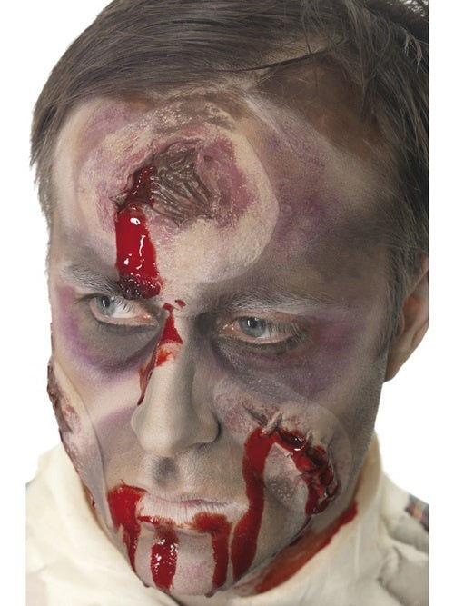 candytoys.ch Schußwunde mit Blut auf Karte ca 19x10cm candytoys.ch Switzerland