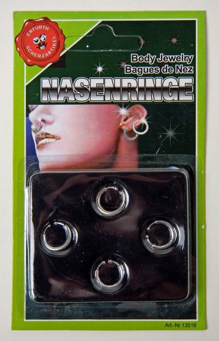 candytoys.ch Set aus vier Piercingimitaten, sortiert candytoys.ch Switzerland