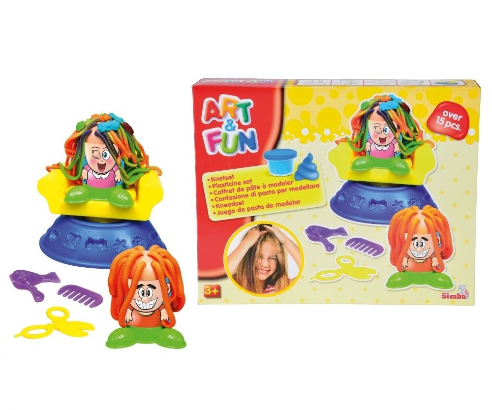 candytoys.ch SIMBA Art&Fun Knet Haarstudio - in Box ca 30x24x6,5cm candytoys.ch Switzerland