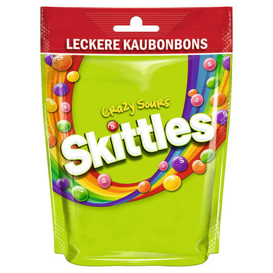 candytoys.ch Skittles  Crazy Sours 160g im Beutel candytoys.ch Switzerland