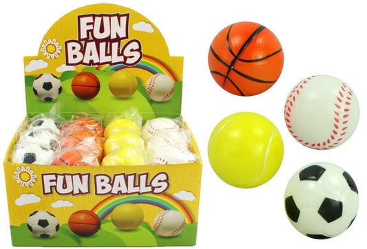 candytoys.ch Sportball Knautschball 4-fach sortiert - ca 60mm candytoys.ch Switzerland