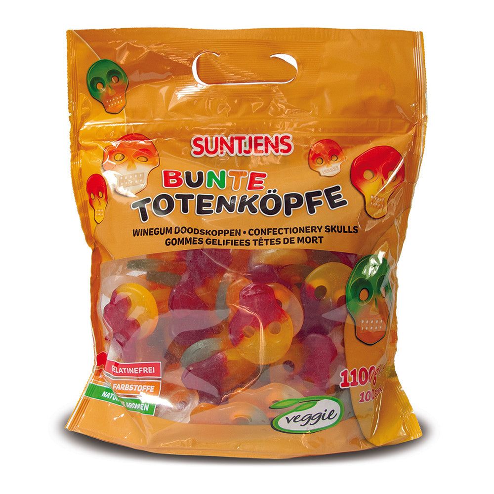 candytoys.ch Suntjens Bunte Totenköpfe 100 Stück im Beutel candytoys.ch Switzerland