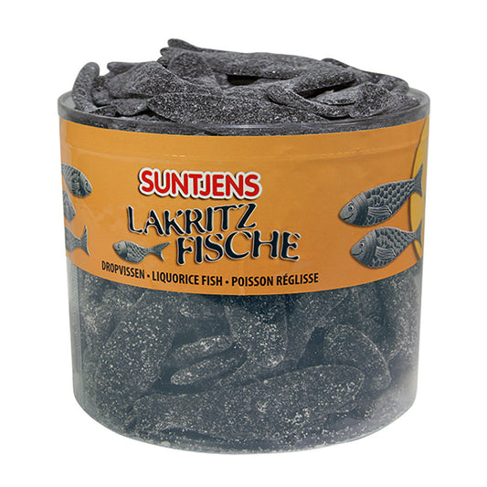 candytoys.ch Suntjens Lakritz Fische 100 Stück in der Dose candytoys.ch Switzerland