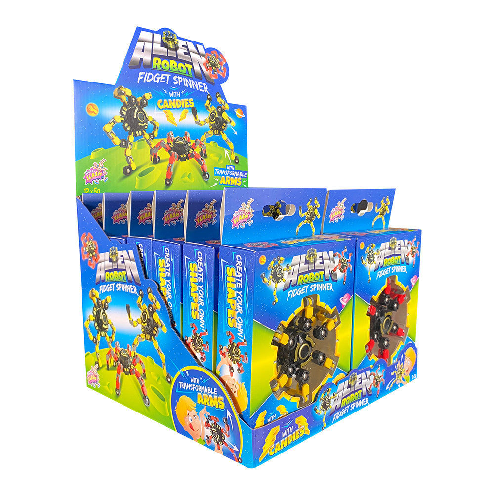 candytoys.ch Sweet Flash Alien Robot Fidget Spiner 12 Stück im Karton candytoys.ch Switzerland