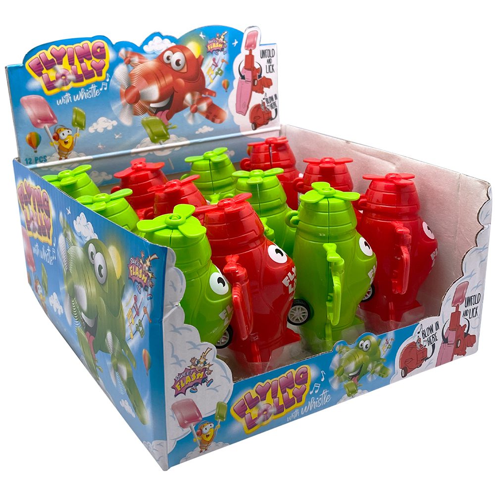 candytoys.ch Sweet Flash Flying Lolly 12 Stück im Karton candytoys.ch Switzerland