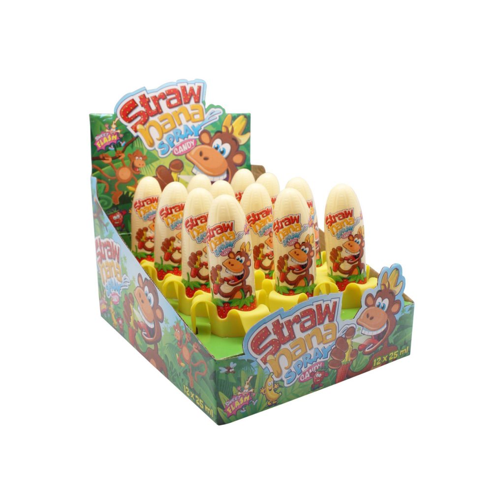 candytoys.ch Sweet Flash Strawnana 12x25ml im Karton candytoys.ch Switzerland