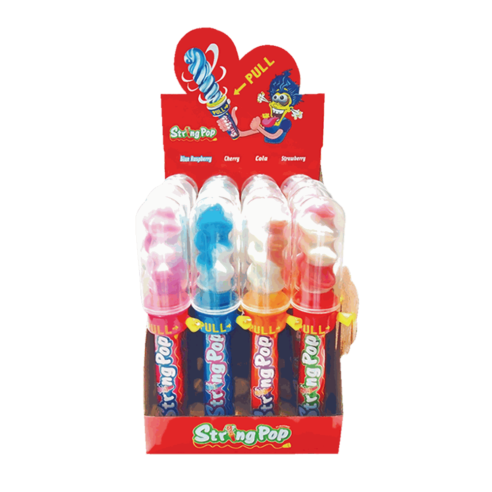 candytoys.ch Sweet’n Fun Schnur Pop 16 Stück im Karton candytoys.ch Switzerland