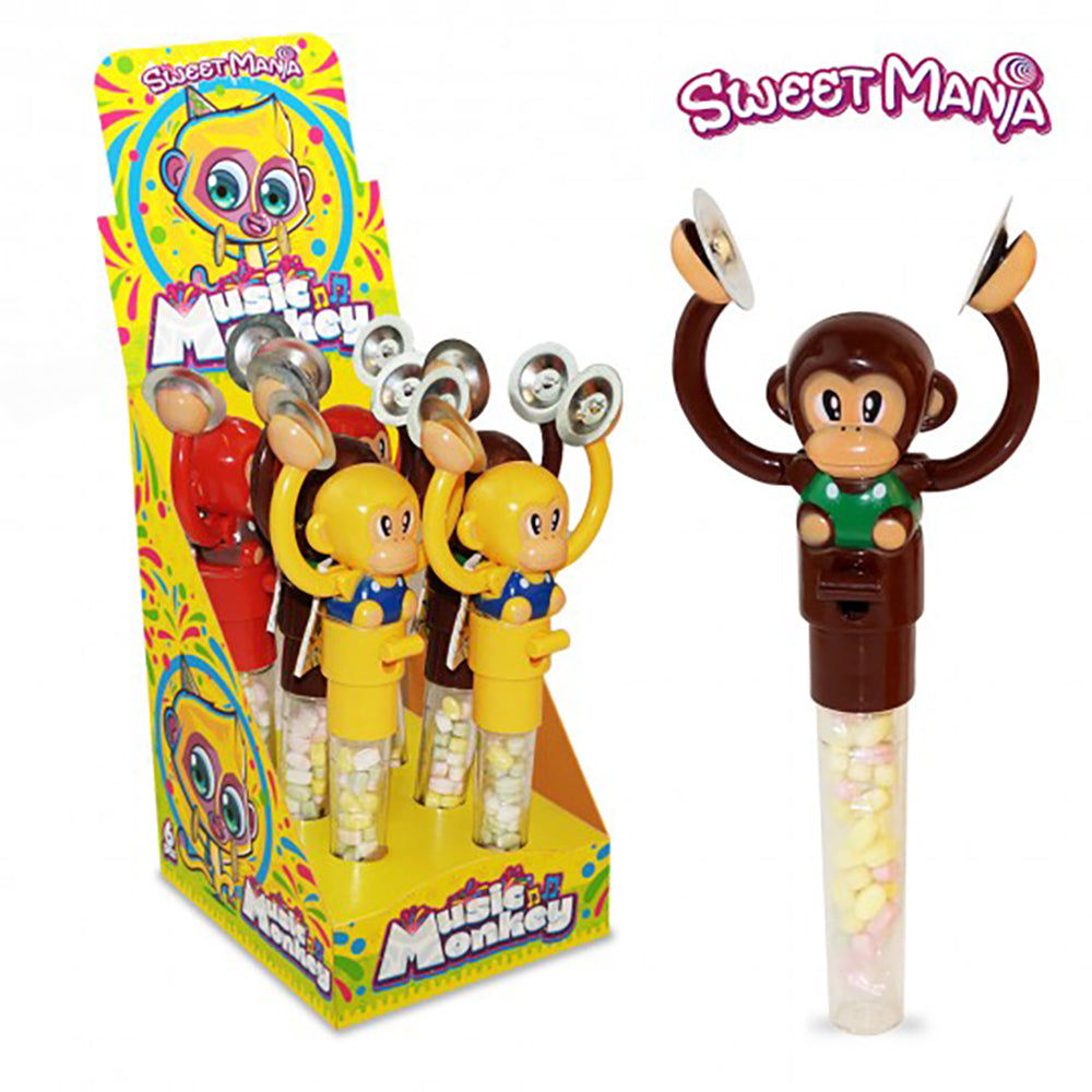 candytoys.ch Sweetmania  Music Monkey 6 Stück im Karton candytoys.ch Switzerland