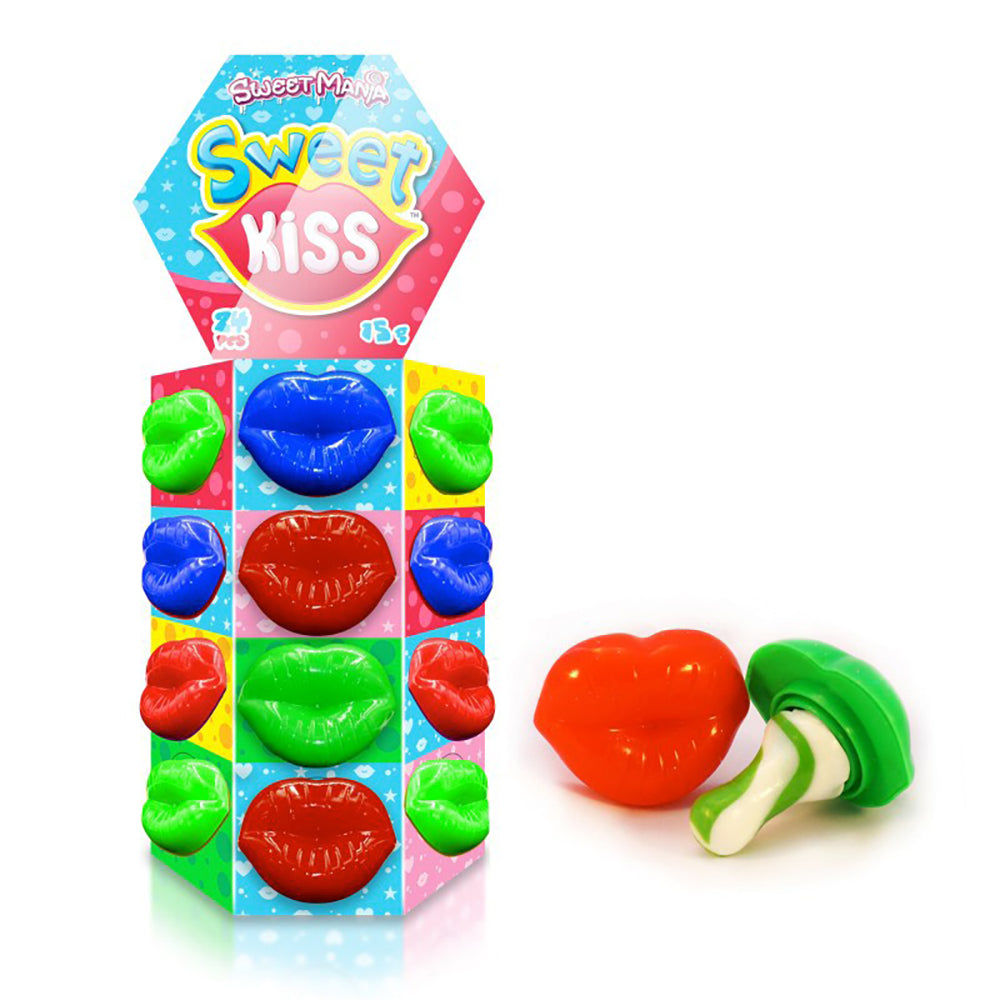 candytoys.ch Sweetmania Sweet Kiss 24 Stück im Tower candytoys.ch Switzerland
