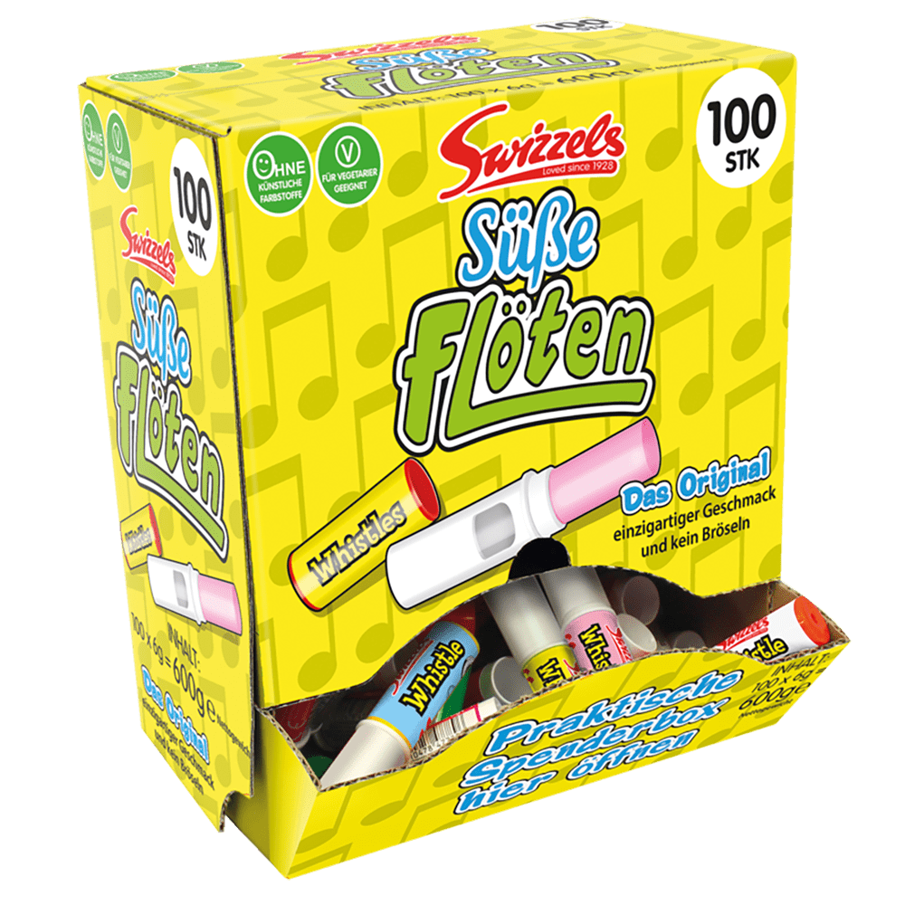 candytoys.ch Swizzels Süße Flöten 100 Stück candytoys.ch Switzerland