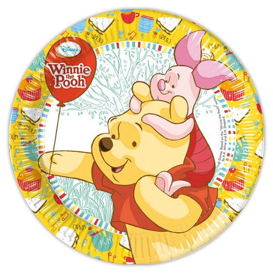 candytoys.ch Teller ,Winnie the Pooh, 8 Stück - ca 23 cm candytoys.ch Switzerland