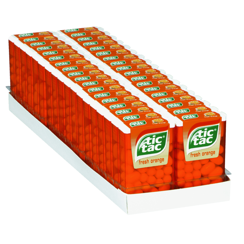 candytoys.ch Tic Tac  fresh orange  36x18g im Karton candytoys.ch Switzerland